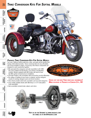 Trike Conversi on Kits For Soft ail Models