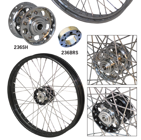 Paughco Custom ‘Narrow’ Star Hubs And 21" Front Wheel Assemblies