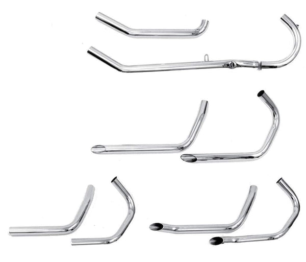 hauck pipes Exhaust Pipes For Flathead Big Twins