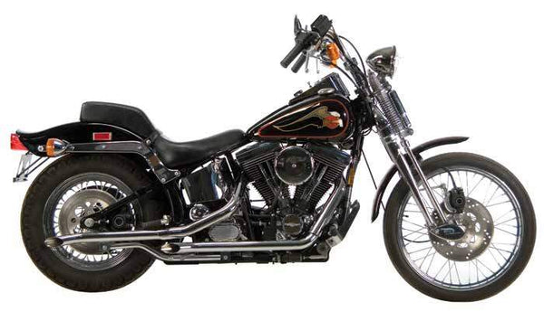 Staggered Dual Exhaust Systems  For 1984–1999 Evolution Softails