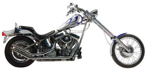 Upsweep Drag Pipes And Fishtails For 1986 - 1999 5 Speed Evolution Softails