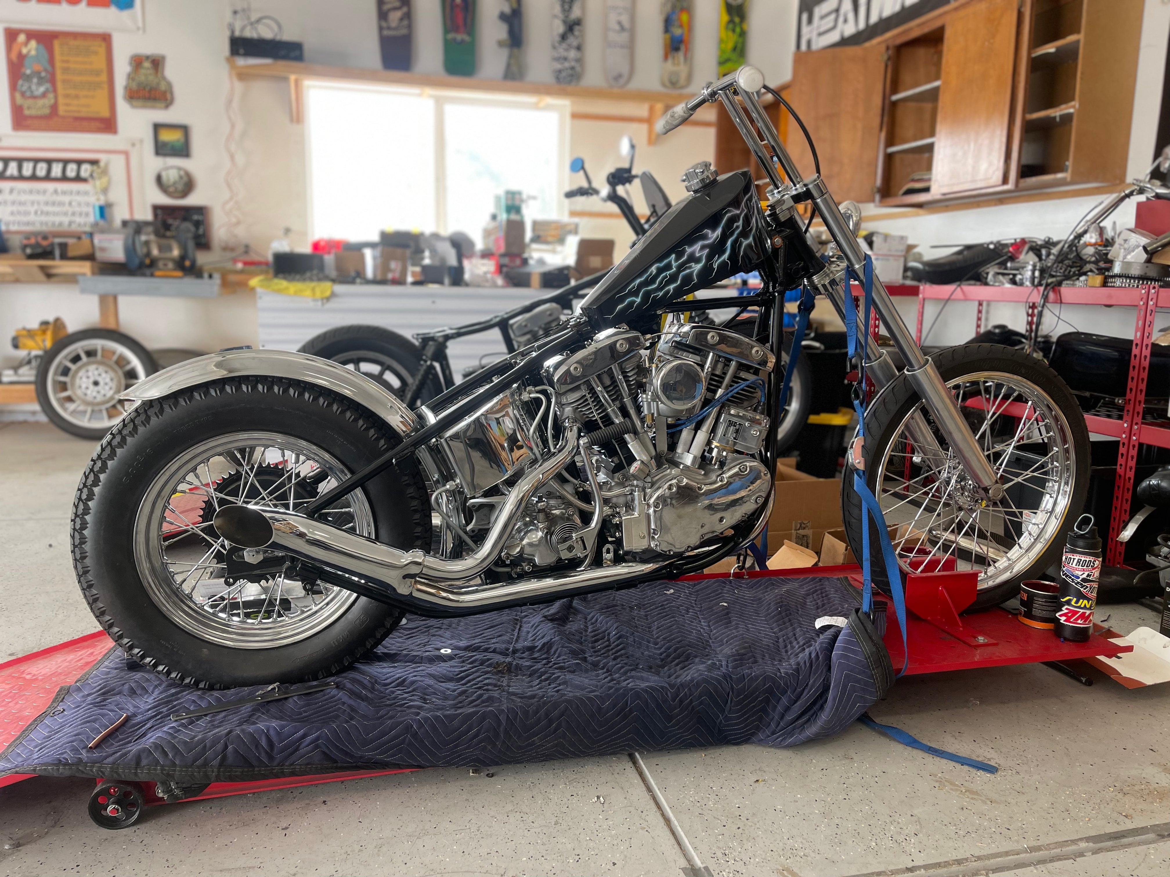 New Look for the Shovelhead, EVO build update and Cycle Swap