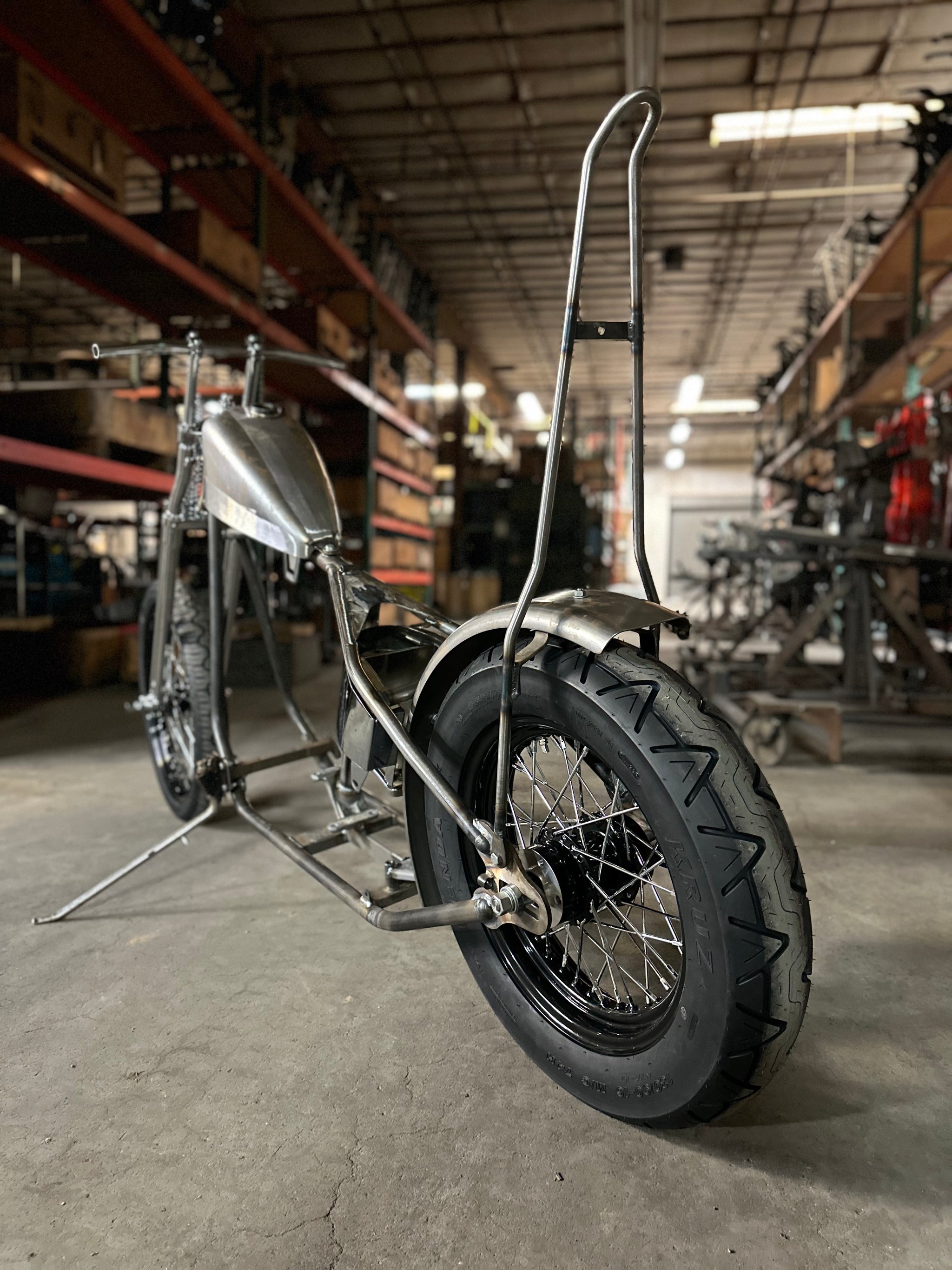 Bobber motorcycle rolling chassis sale