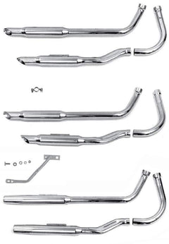 hok　バラクーダ Panhead Squish Pipe Headpipes For 1948 - 1965 - Paughco, Inc