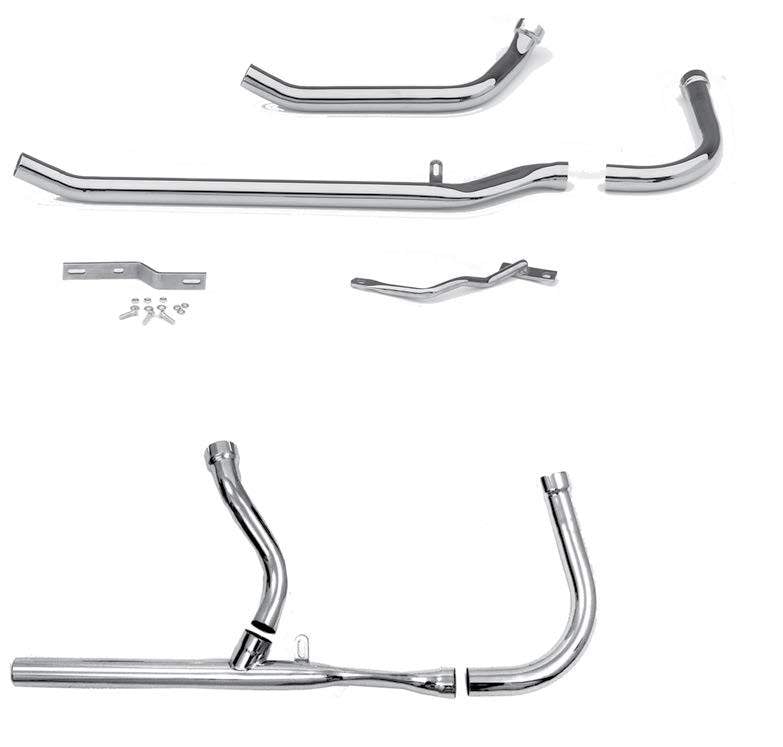 Panhead Squish Pipe Headpipes For 1948 - 1965