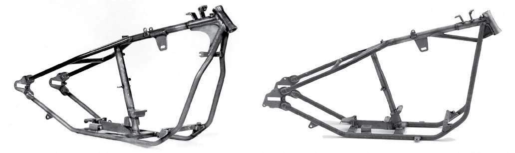 Paugcho Frame Rake Paughco Rigid Straight Leg Frames for Softail 5 Speed Trans Belt Drive ...
