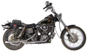 FX Model Shovelhead Staggered Dual Drag Pipes For Swingarm Frames