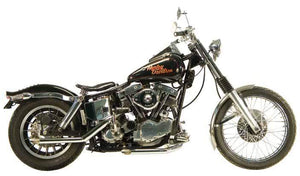 Shovelhead Over The Transmission Drag Pipes For 1966 - 1969