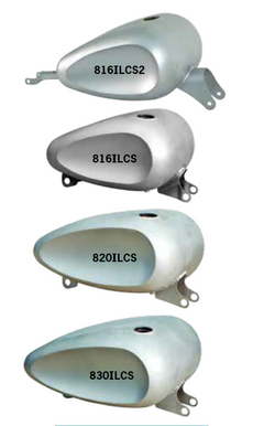 Dished And Axed Custom Tanks For 1995 And Up Sportsters - Paughco, Inc