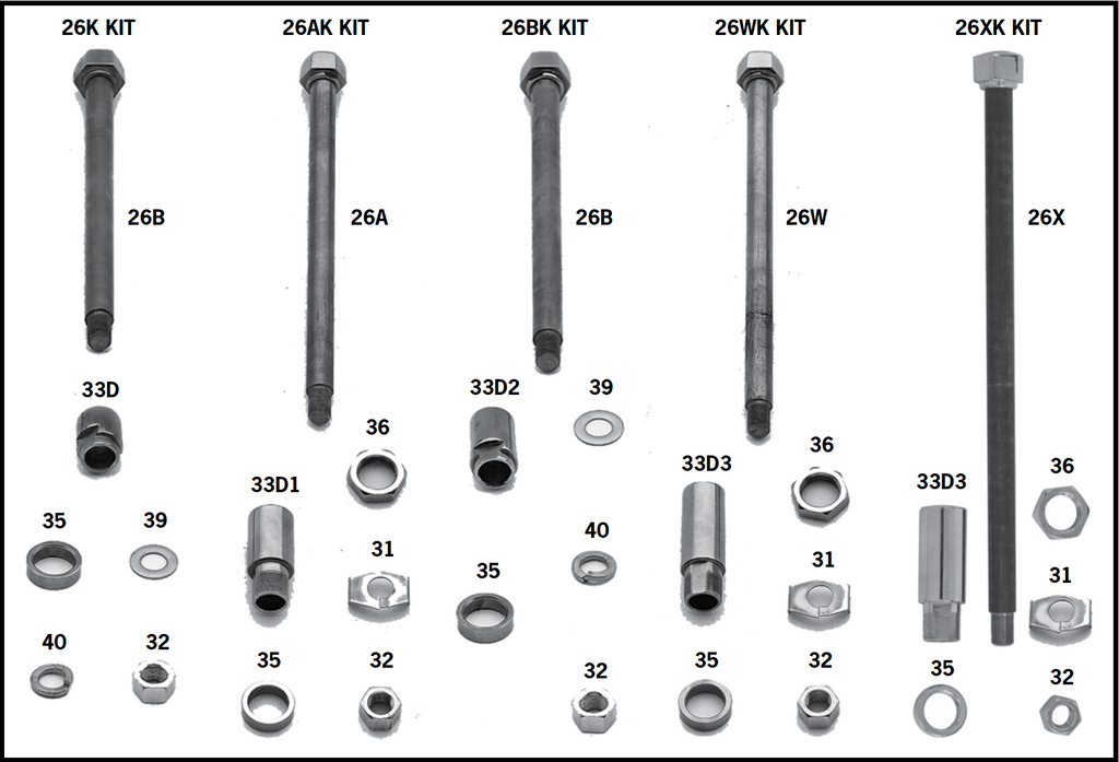 Rear Axle Kits – Paul Component Engineering