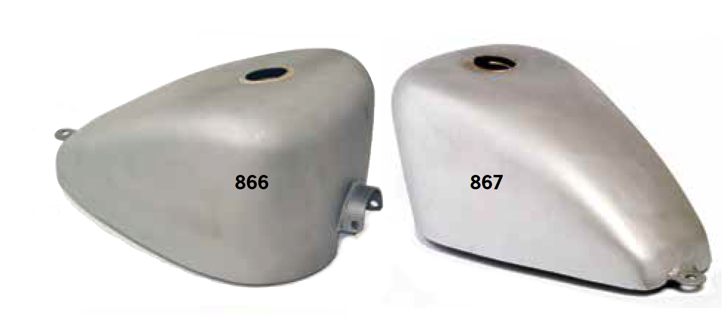 79-82 Kingsize Sportster gas tank, 3.1 gallon 79-82 XL (NU)