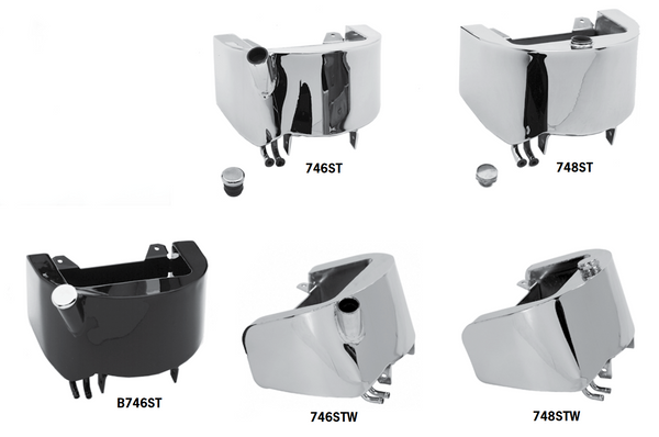 Wrap Around Oil Tanks For Softails And Paughco Easyride Or Rubber Mount Frames