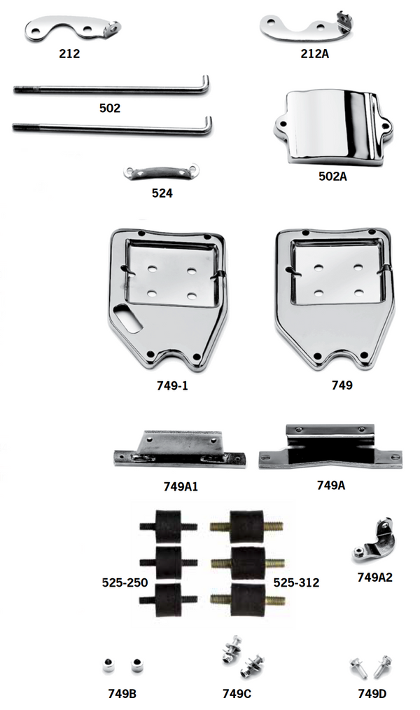 Oil Tank Mounting Hardware And Brackets