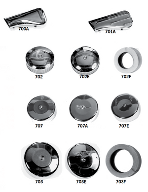 Carburetor Covers And Air Cleaner  Assemblies For Bendix, Tillotson  And Early Keihin Carburetors