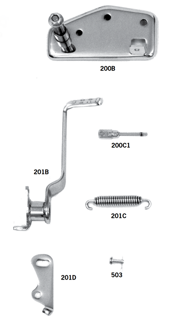 Hydraulic Brake Parts For Late-Model 1970-1979 Big Twins