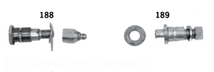 Front Drum Brake Components For Springer Front Ends