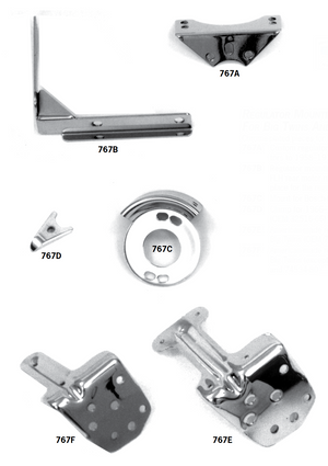 Regulator Mounting Brackets  For Big Twins And Sportsters