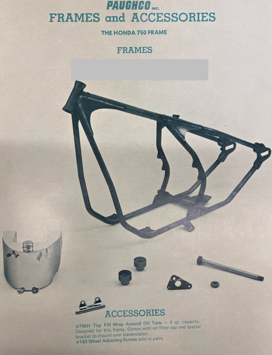 Honda Chopper Rigid Frames CB750 - Paughco, Inc Honda Chopper Rigid Frames CB750 - Paughco, Inc