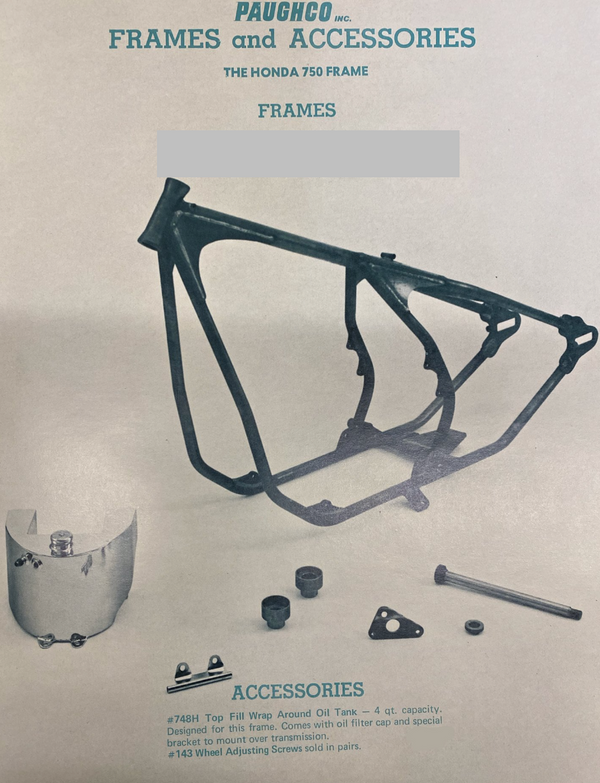 Honda Chopper Rigid Frames CB750 - Paughco, Inc