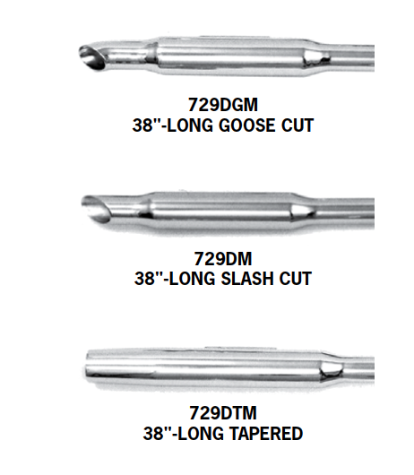 パーツ knuckle head shot gun muffler Knucklehead Shotgun Exhaust Systems For 1936 - 1947 - Paughco, Inc