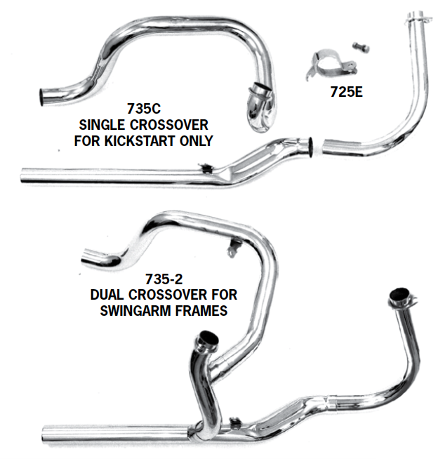 Harley-Davidson® Shovelhead Single And Dual Crossovers Harley-Davidson® Shovelhead Single And Dual Crossovers