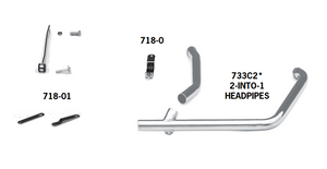 2-Into-1 Headpipe Set For 1984 - 1994 Evolution FXR Models
