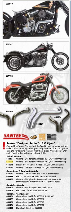 651102- Santee "designer Series" L.A.F. Pipes'