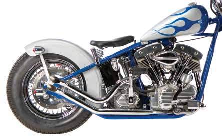 Shovelhead Upsweep Exhaust Systems For 1966 1984 In Rigid Frames