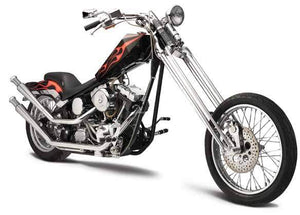 Upsweep Headpipe Set And Mufflers For 2000 - 2017 Twin Cam
