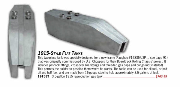 1915 Style Flat Tank - Paughco, Inc