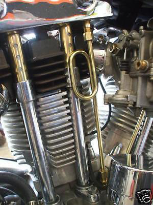 OLD STF IRONHEAD SPORTSTER ROCKER BOX OIL LOOP LINE